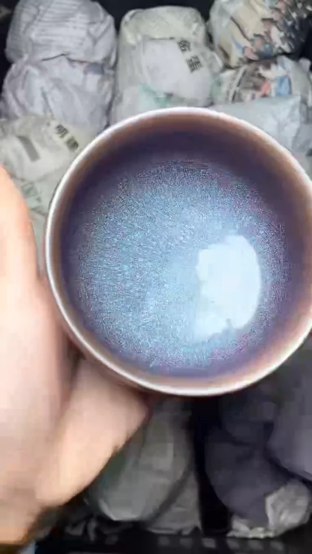 【闪购商品】茶盏糖果 禅定 紫 盏三疯建盏茶器