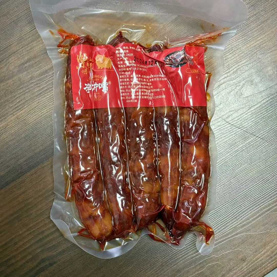 李冲嘴 川味特色麻辣香肠500g*1包