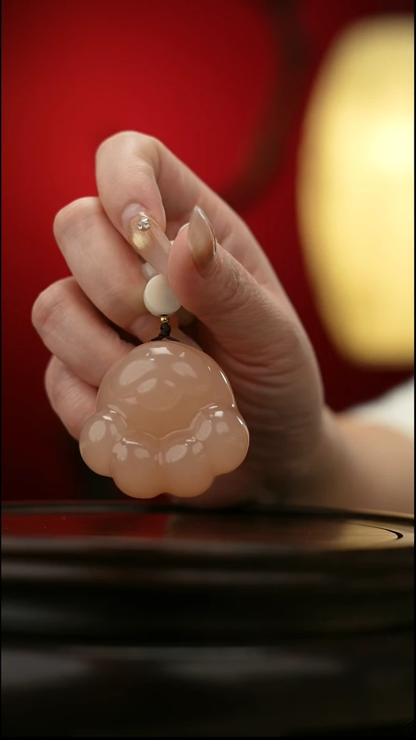 玉【小猫爪】天然玉石手把件