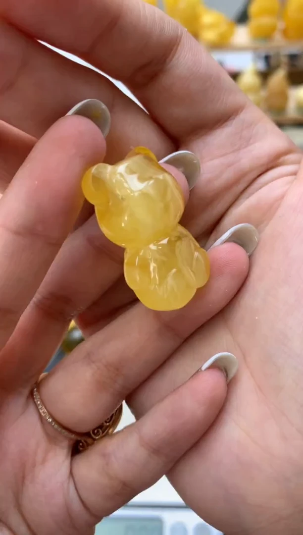 琥珀未镶嵌珠宝奇石087琥珀蜜蜡微瑕