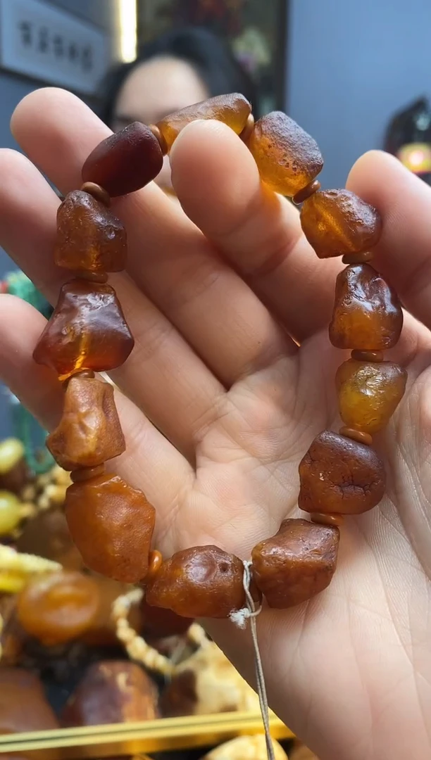 未镶嵌琥珀手串手串