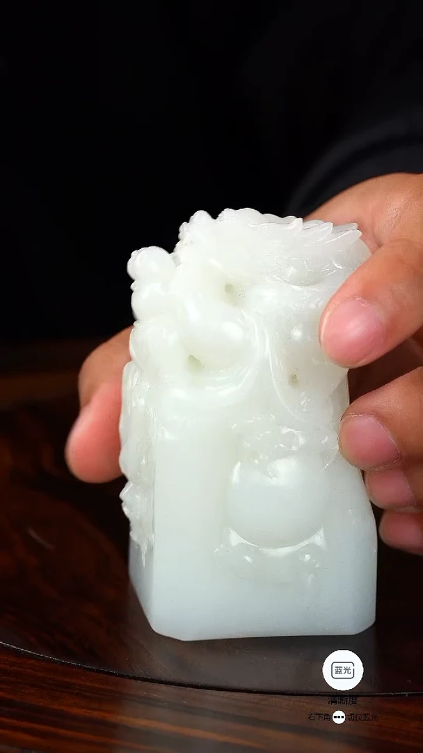 未镶嵌和田玉把件017【防拍】望子成龙