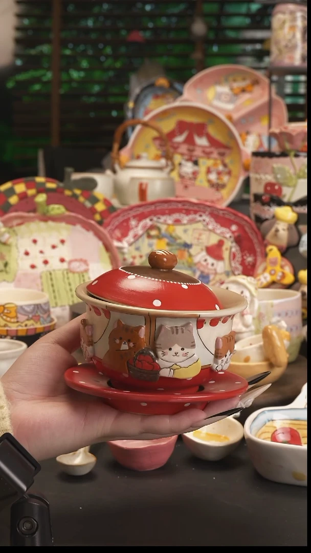 重****女【原创设计】景德镇手绘陶瓷