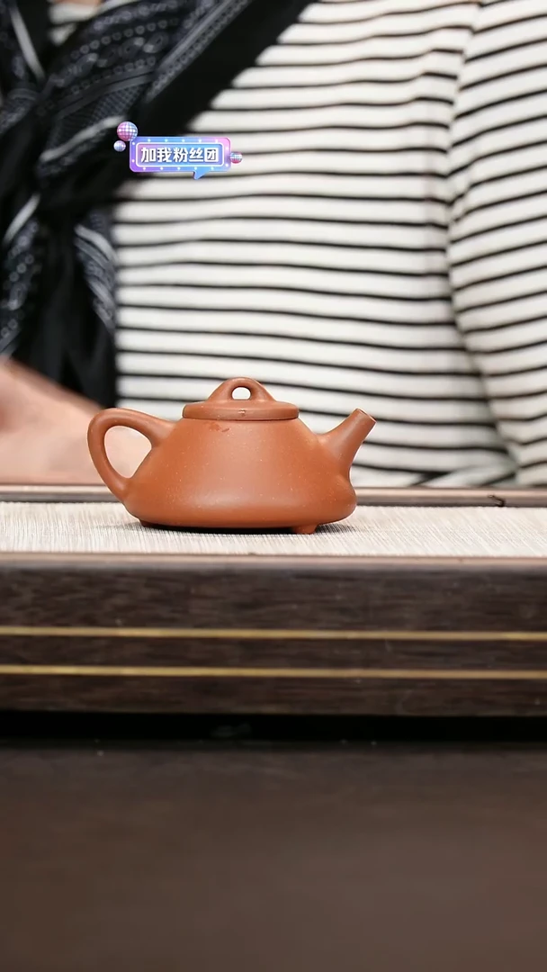 茶壶紫砂原矿紫泥 子冶石瓢