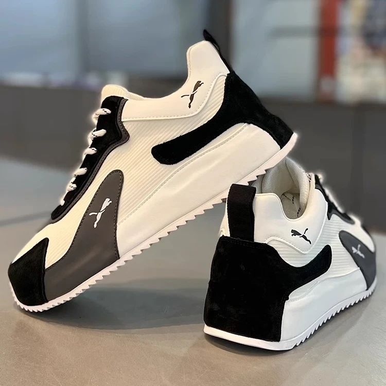 男鞋2025年春秋新款潮流时尚运动休闲鞋高档感厚底韩版爆款阿甘鞋