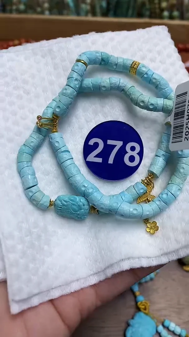 【闪购商品】绿松石项链18K金镶嵌278