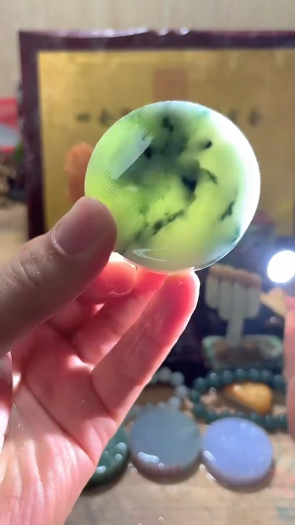 未镶嵌挂件翡翠A货常星6941