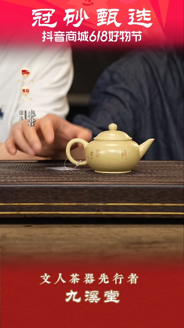 茶壶紫砂九溪堂壶100