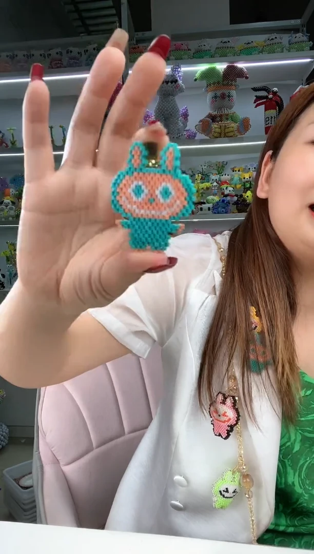 玻璃1602卡2.5古董珠108万布布发夹材料包1套