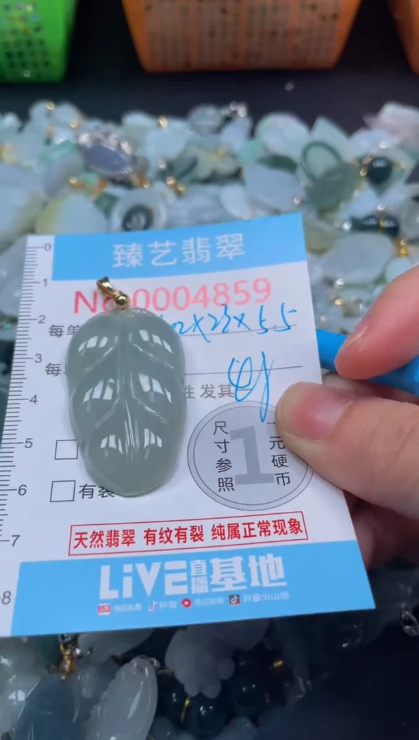 颈饰未镶嵌翡翠4859