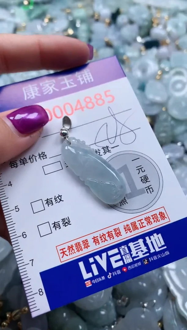 颈饰未镶嵌翡翠4885