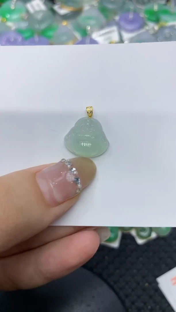【闪购商品】翡翠颈饰18K金镶嵌222222222
