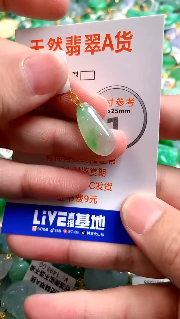 颈饰18K金镶嵌翡翠25101006