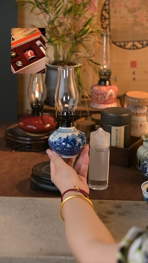 景德镇陶瓷香薰灯摆件