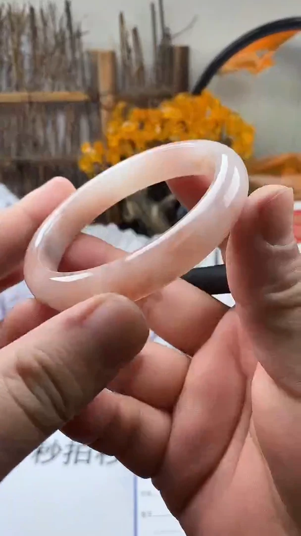 未镶嵌手镯石英质玉136-62/3(多样性发货看清圈口下单）