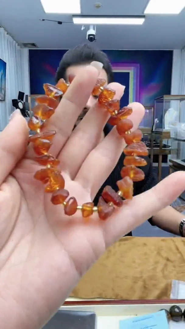 【闪购商品】琥珀手链未镶嵌（多样性发其一）