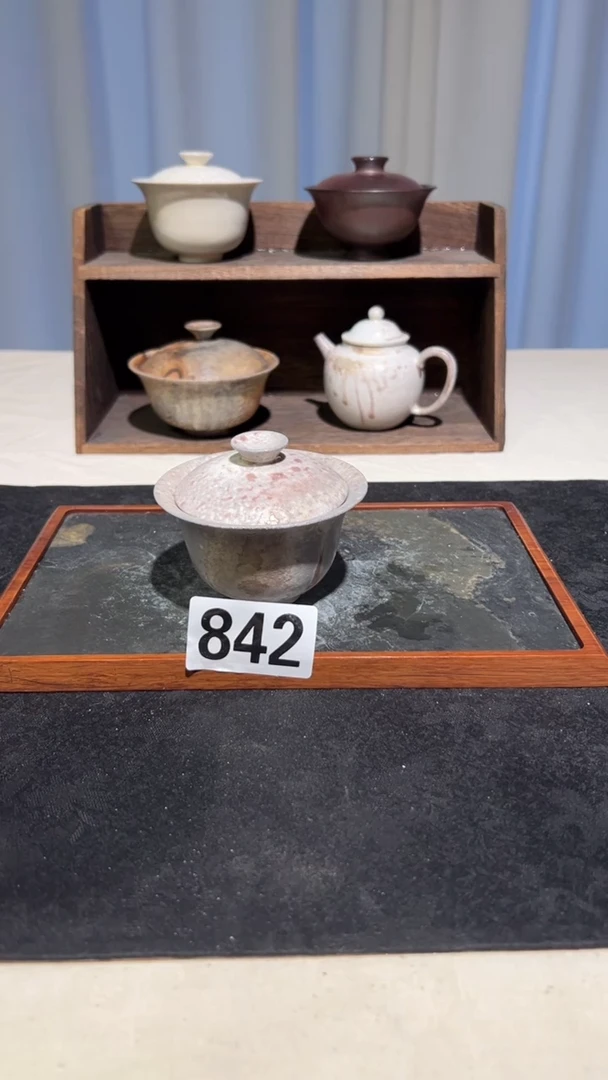 郭*煜景德镇柴烧裸烧全手工A842微微瑕