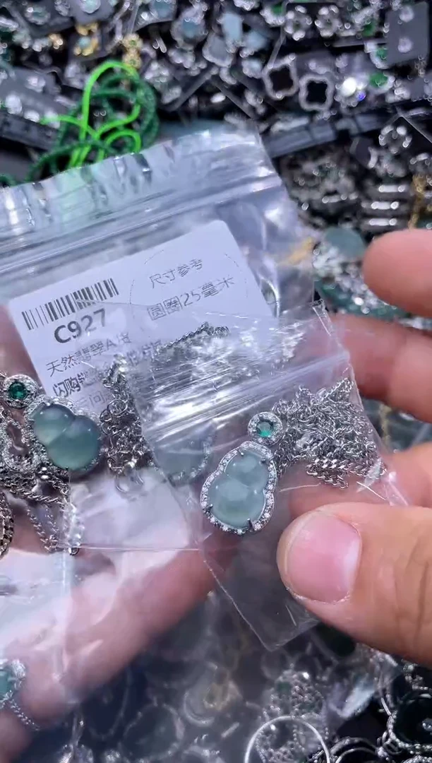 【闪购商品】翡翠颈饰未镶嵌C927项链 多样性发其一