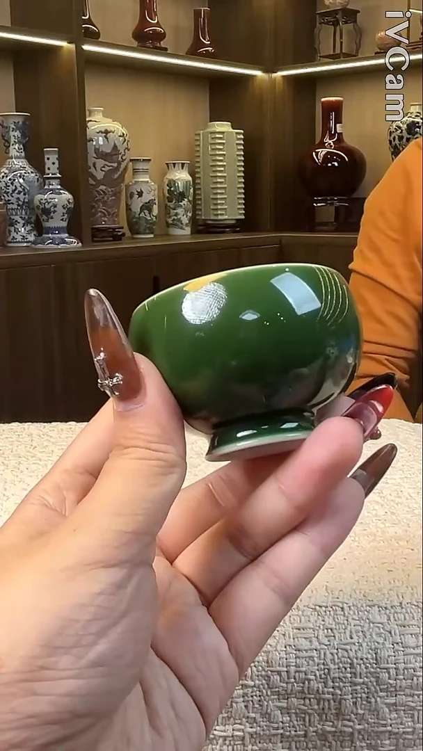 瓷片景德镇毛仔柴窑杯