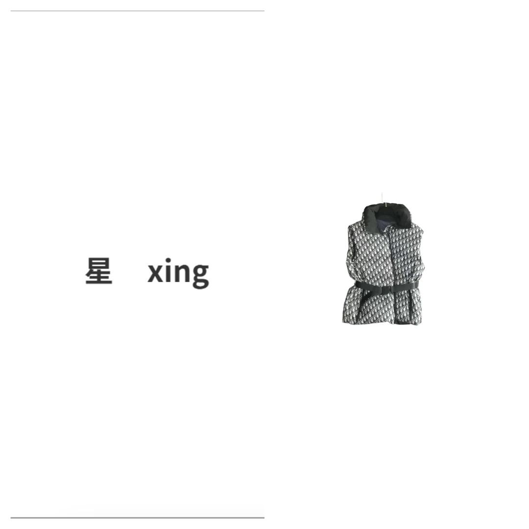 273-（棉服）秋冬时尚新款高领腰带收腰棉服马甲510109