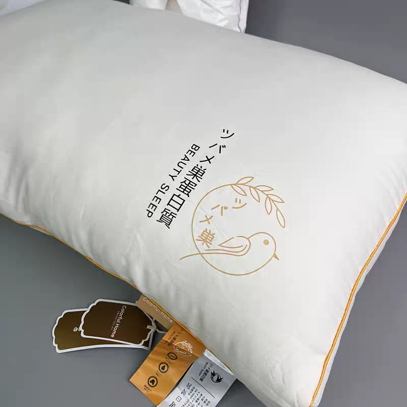 家用助眠护颈椎高蓬松枕芯含蛋白燕窝纤维