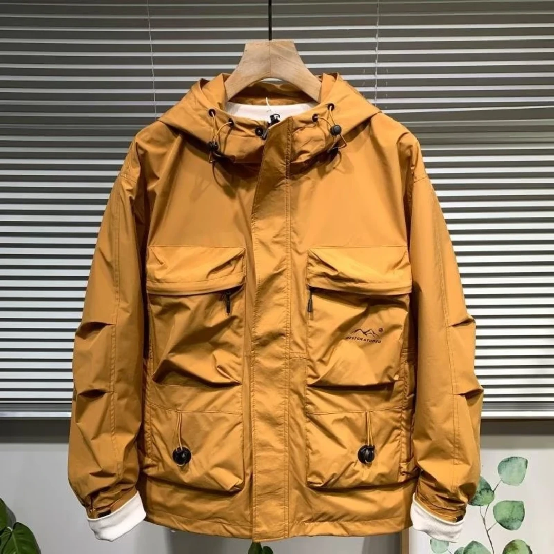 男女同款-新款机能风大口袋工装冲锋衣防寒服外套968