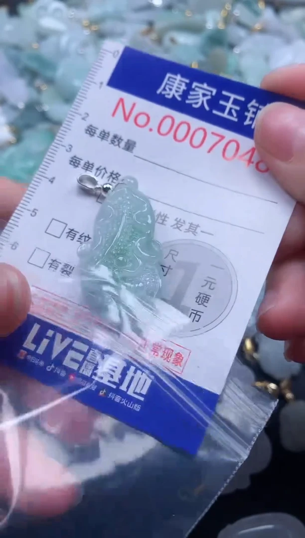 颈饰未镶嵌翡翠7048