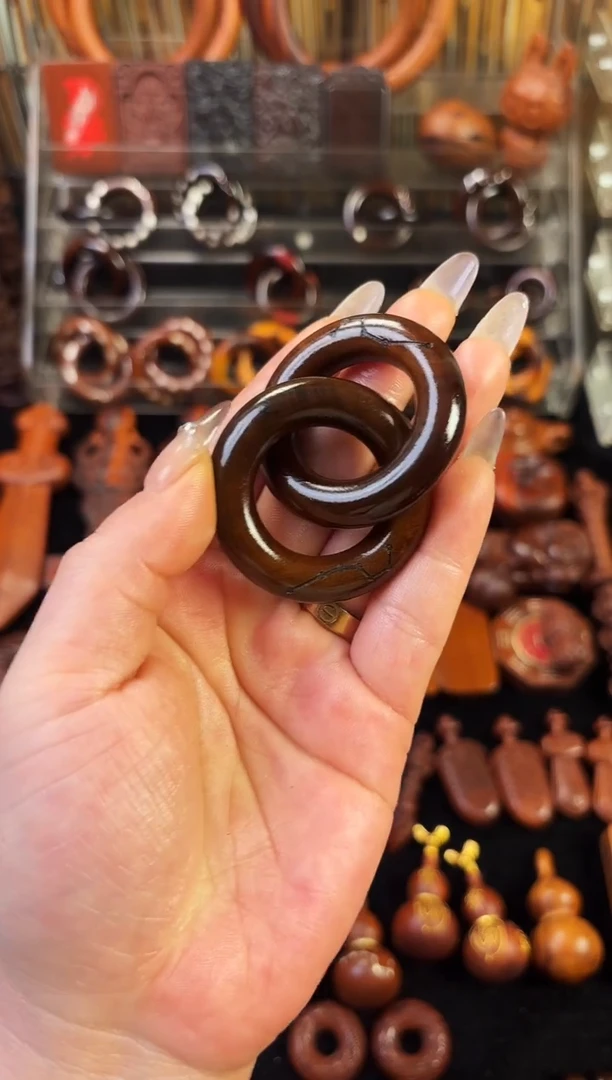 雷枣木玉化乾坤圈2.5