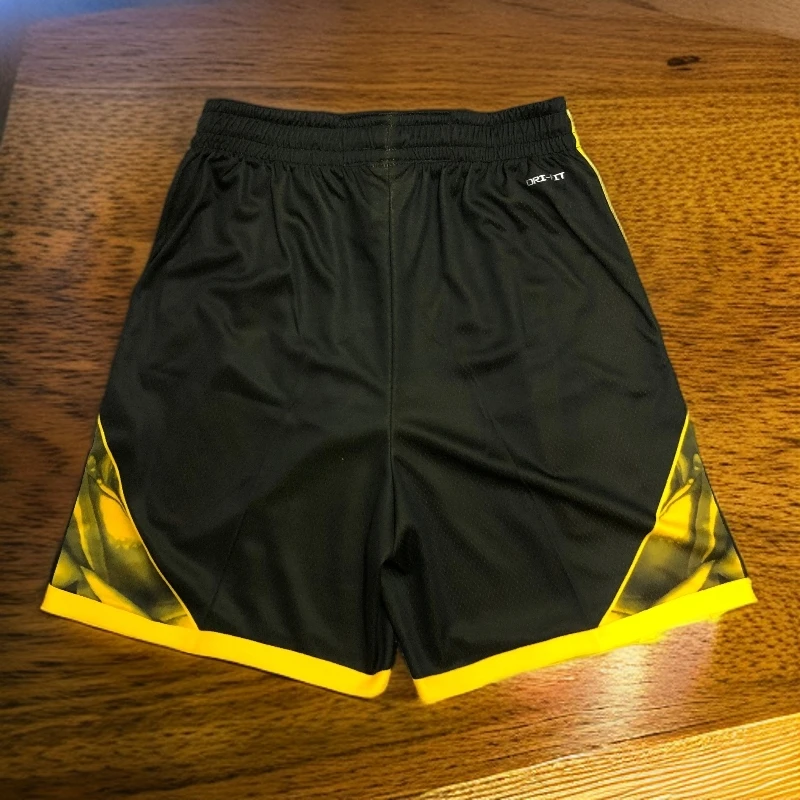 金州勇士队男士男款宽松透气运动训练篮球休闲短裤夏季