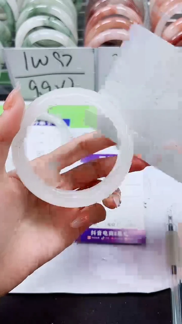 【闪购商品】石英质玉手镯未镶嵌A63-59/60