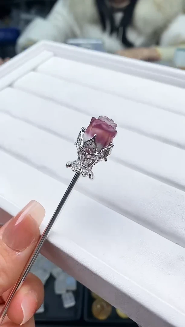 【闪购商品】萤石颈饰未镶嵌193a多样性发其一/1.14/1个