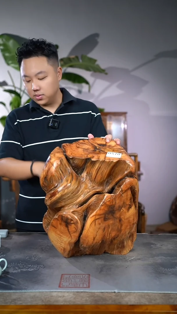 金丝楠507号陈化黑油骨料原木甜香木墩