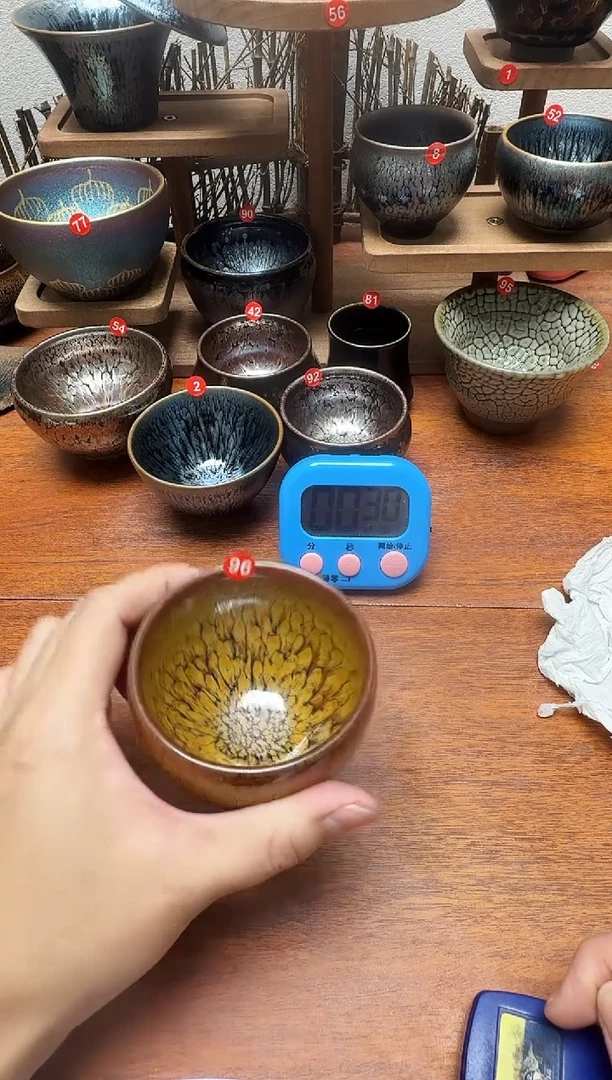 茶盏伊**儿96号建盏工匠茶器