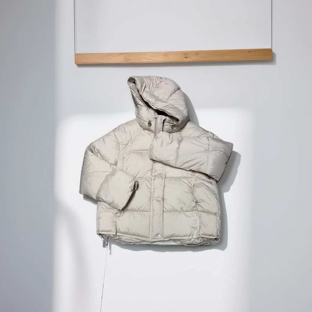 新款休闲连帽棉服