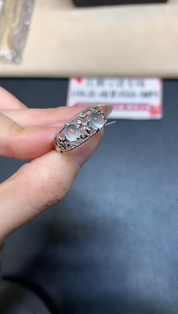 【闪购商品】翡翠戒指18K金镶嵌【无鉴赏期