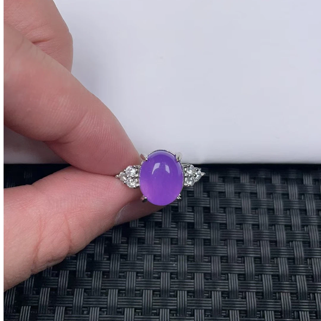 （清货）紫萝兰女款开口戒指D024