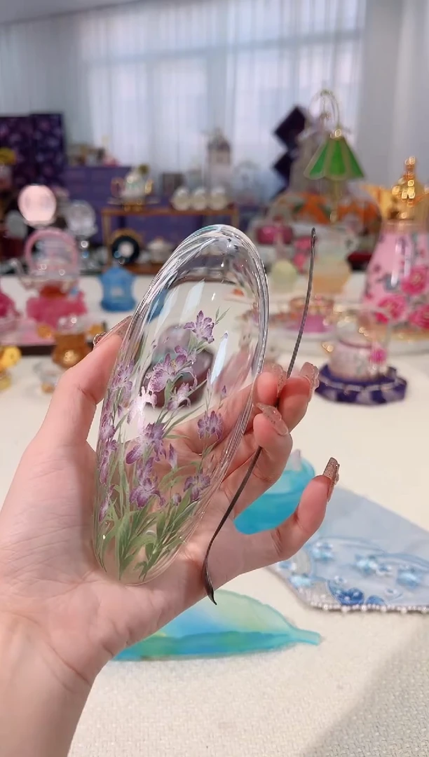 鸢尾花茶则+茶拨 如图