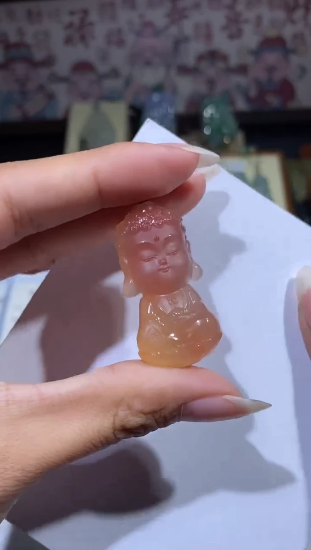 【闪购商品】南红玛瑙颈饰未镶嵌阿弥陀佛宝宝佛