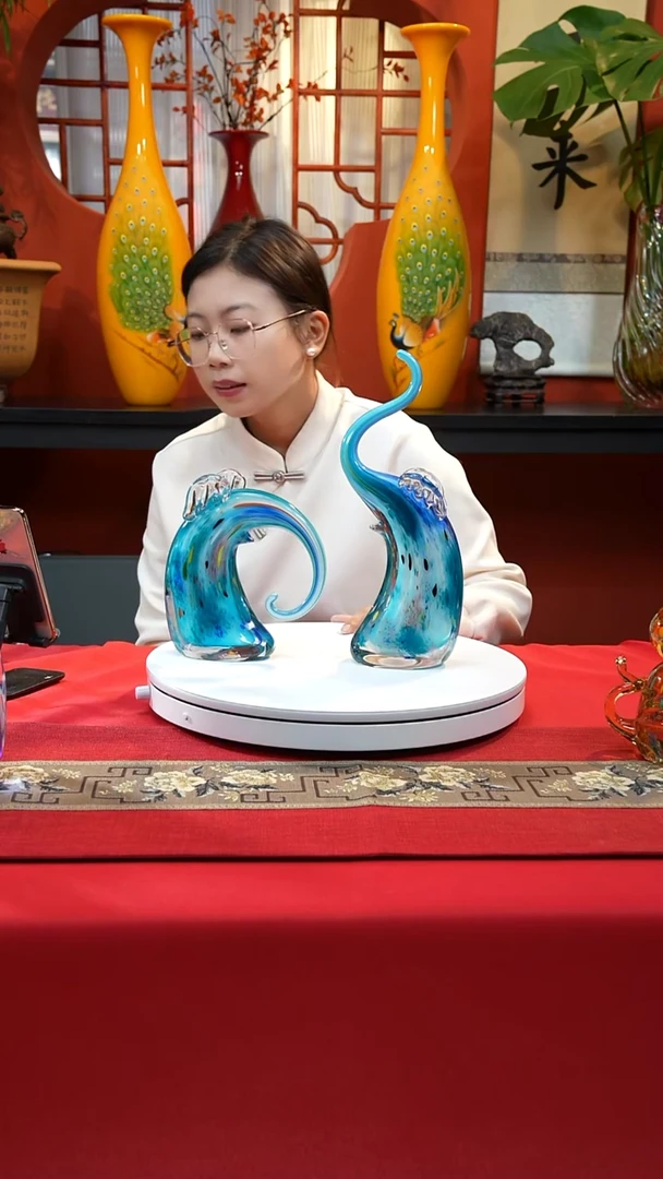 手工艺品琉璃大象