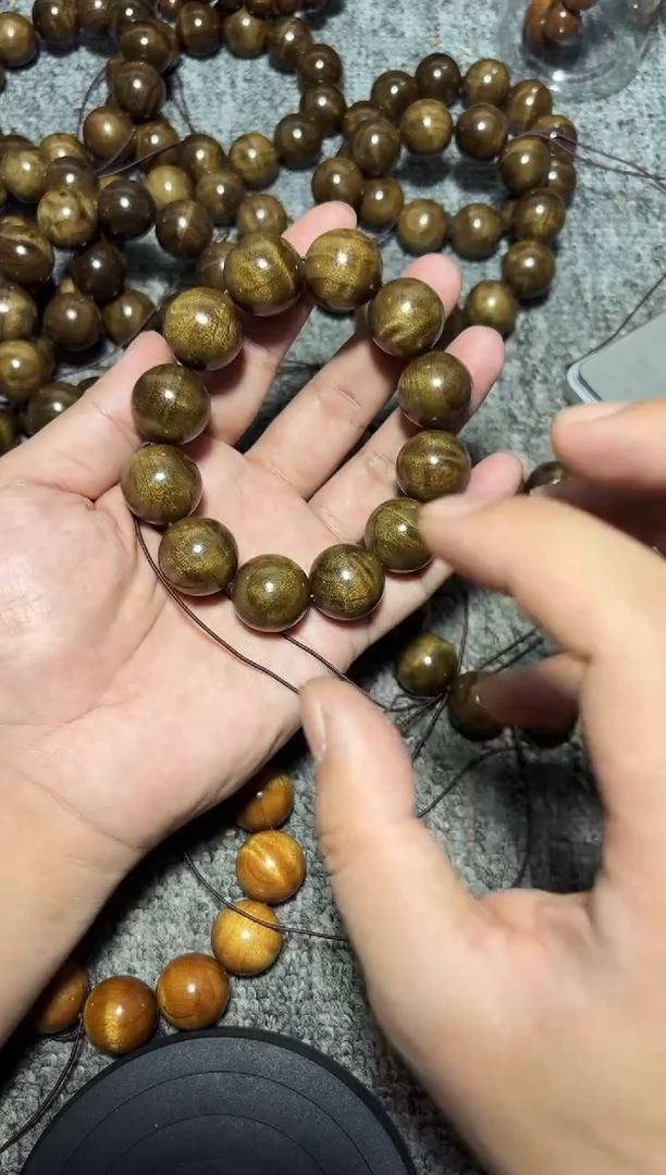 手串/手链楠木（金丝楠）阴沉金丝楠2.0单圈果香味68