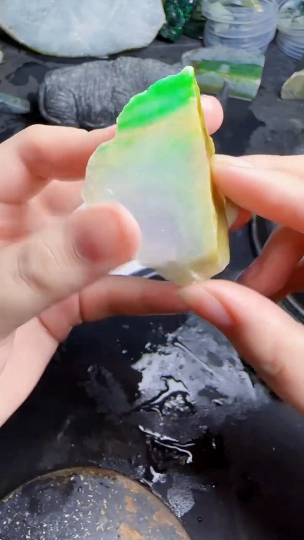 未镶嵌挂件翡翠天然翡翠036