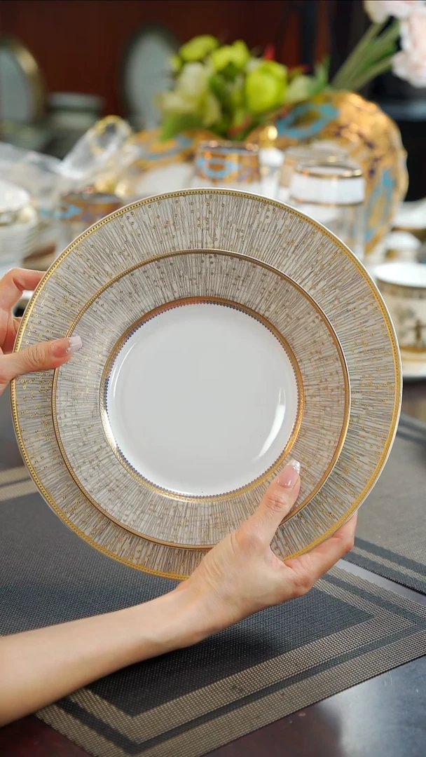 瓷片10.5+8英寸平盘