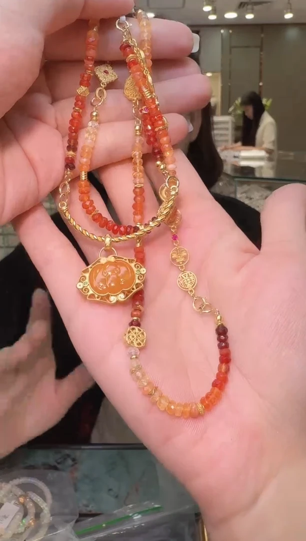 未镶嵌欧泊项链001