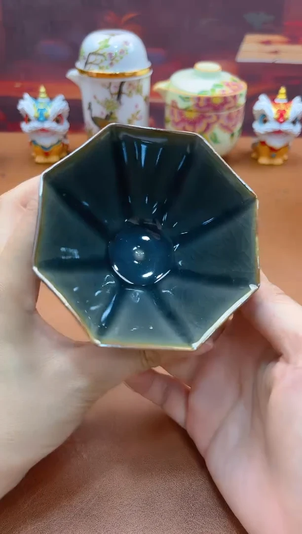 陶瓷茶具摆件旅行套组