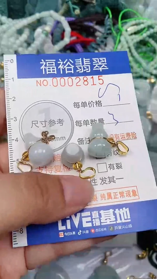 翡翠未镶嵌颈饰...0002815
