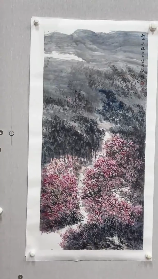 国画黄馨胜国画作品《细水长流》