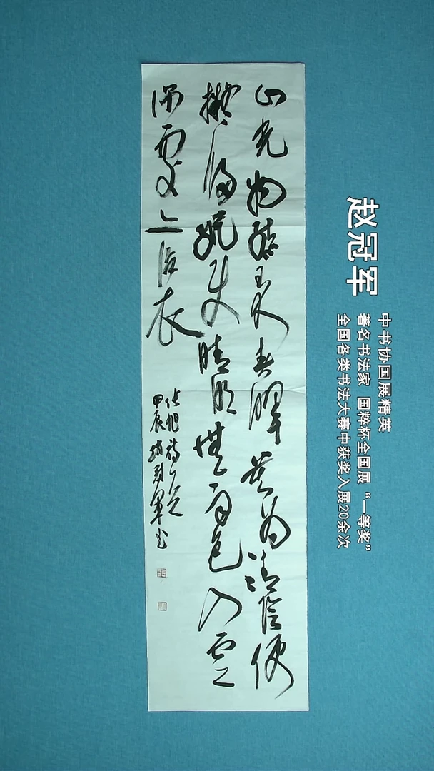 【闪购商品】书法069 上海赵冠军中书协138*34
