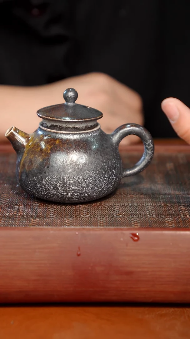 陶瓷奢瓷/瑞寅柴烧茶器（壶）869瑕疵