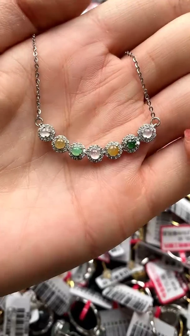 【闪购商品】翡翠戒指银S925镶嵌222222222     5