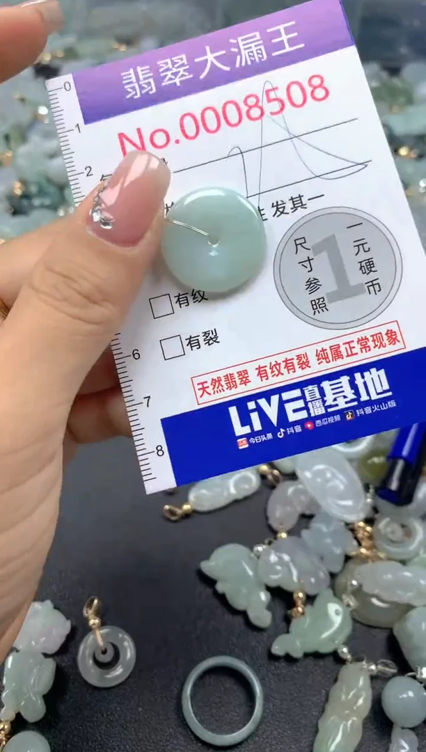 颈饰未镶嵌翡翠8508